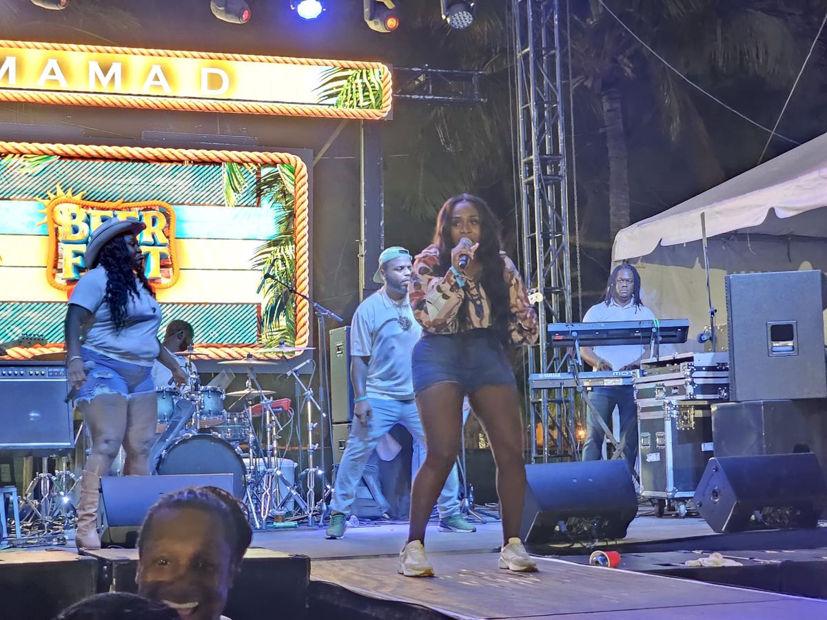 Mama D performing at BeerFest Vol. 2 in Nassau