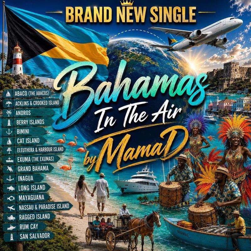 Cover artwork for Bahamas In The Air by Mama D